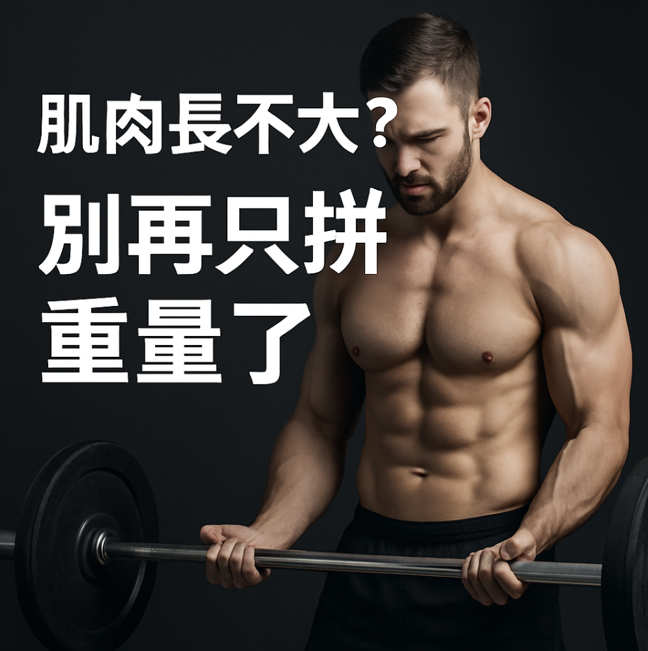 肌肉長不大，別再只拼重量